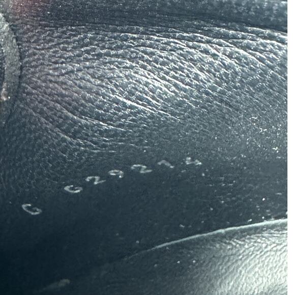 Chanel Pearl Heel CC logo Victorian Lace Up Ankle Boots black silver size 38 - Picture 13 of 14